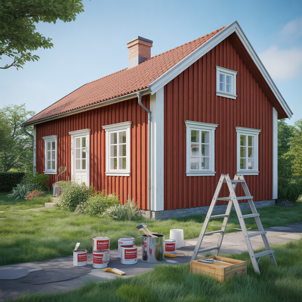 7.Hur ofta bor du mala om husets fasad